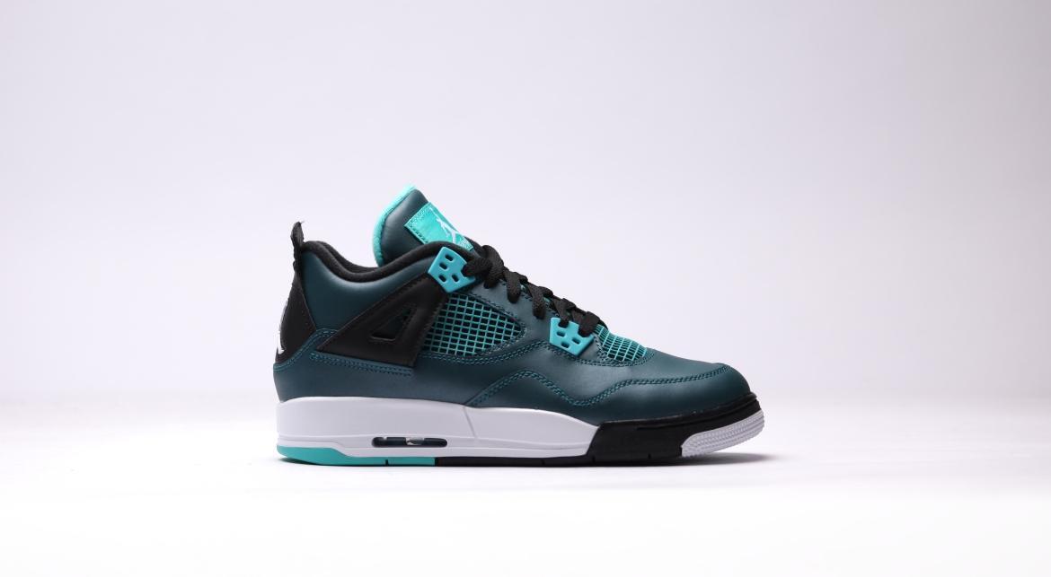 Jordan 4 teal outlet on feet